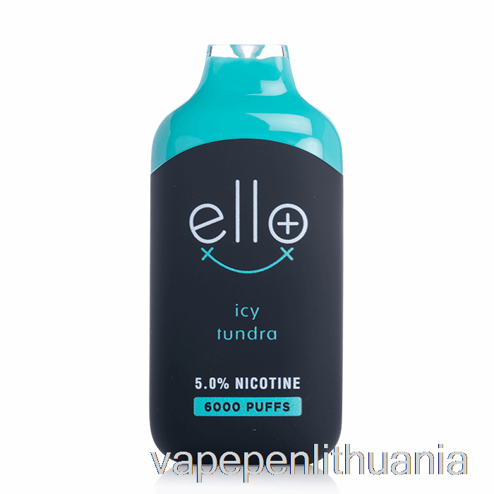 Blvk Ello Plus 6000 Vienkartinio Ledinio Tundros Vape Skysčio